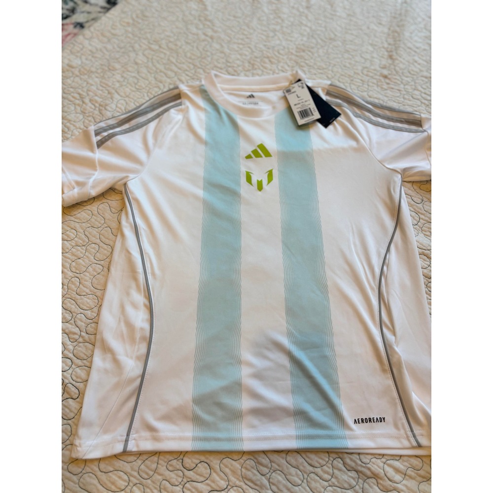 Adidas Boys Messi‎ Training Jersey Size Large Soccer